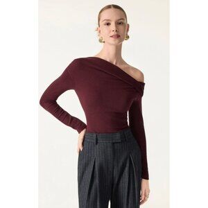 OGL LiteWarm Multi-Wear Long Sleeve Brami Ruby XL NWT $55 Versatile Neckline Top